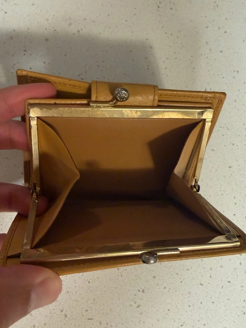 Vintage CÉLINE Macadam Triomphe Kiss-Lock Wallet